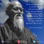 Ueshiba with no-fight quote
